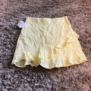 NWT Altar’d State yellow skirt
